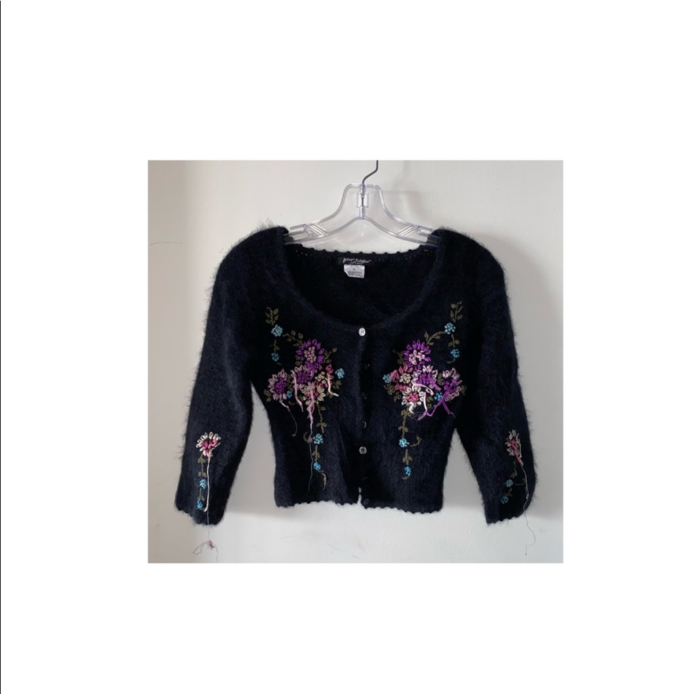 Betsy Johnson Floral Cardigan